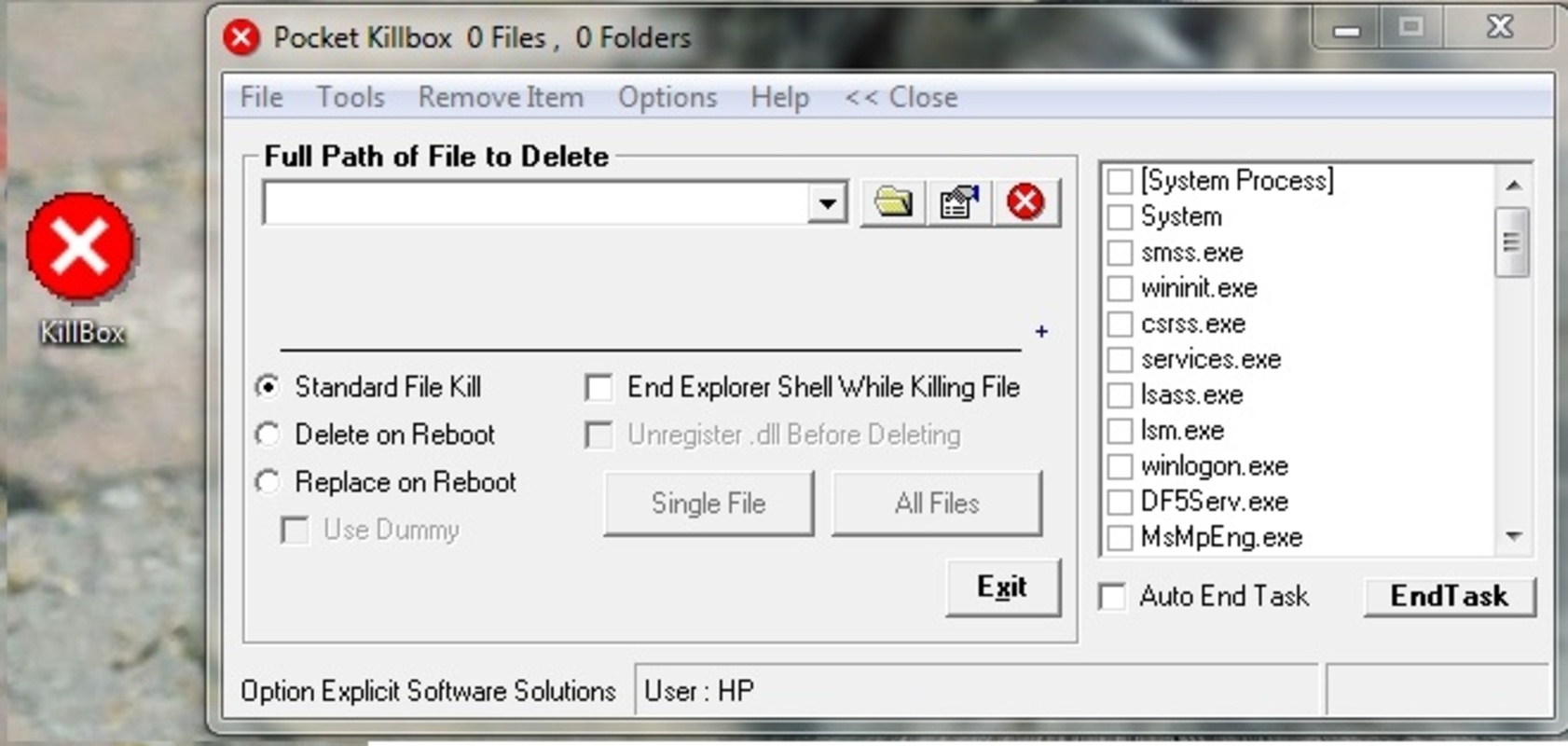 Killbox 2.0.0.881 for Windows Screenshot 1