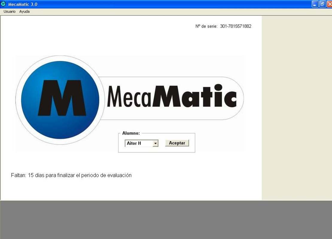 Mecamatic 3.0AGC for Windows Screenshot 1