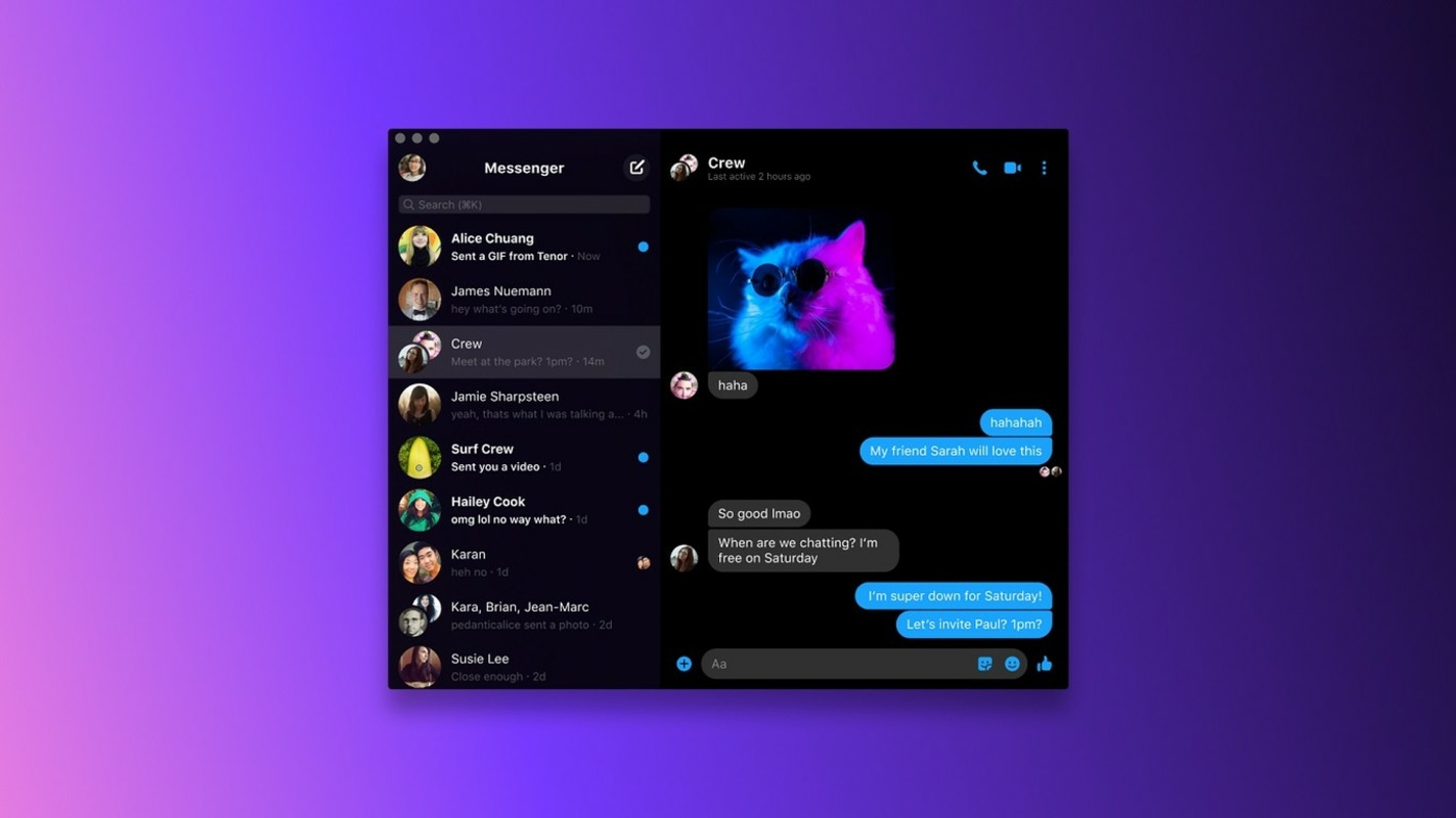 Messenger 2070.12.228.0 feature