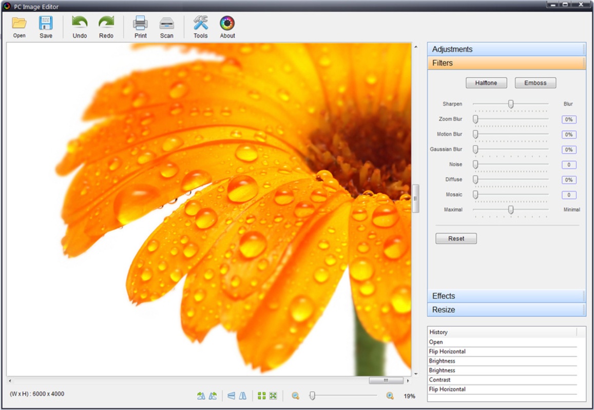 Photo Editor 8.0.0.0 for Windows Screenshot 1