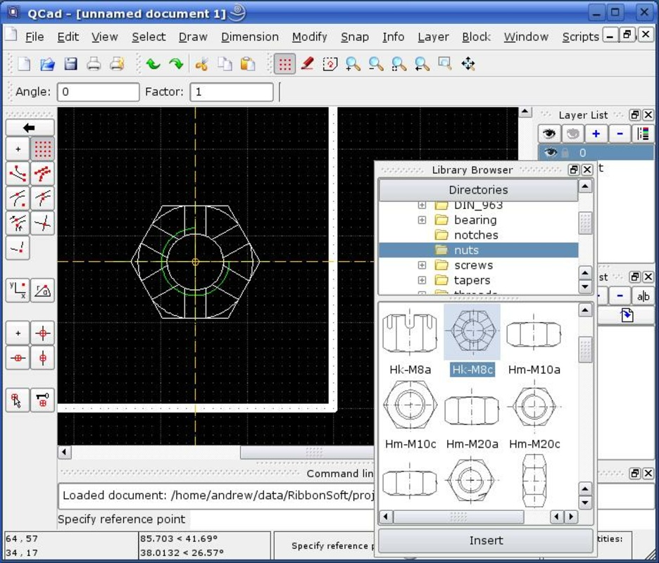 QCAD 3.29.1 feature