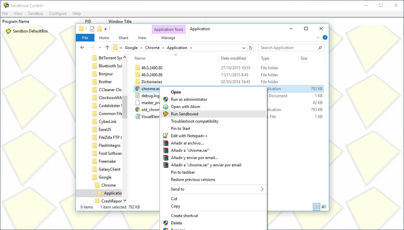 Sandboxie 5.68.4 for Windows Screenshot 3