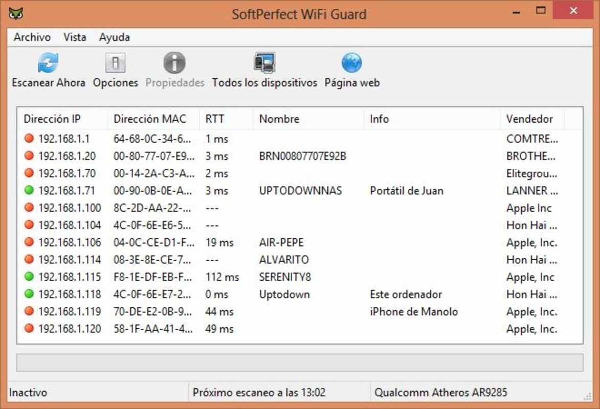 WIFI Guard 2.2.3 for Windows Screenshot 1